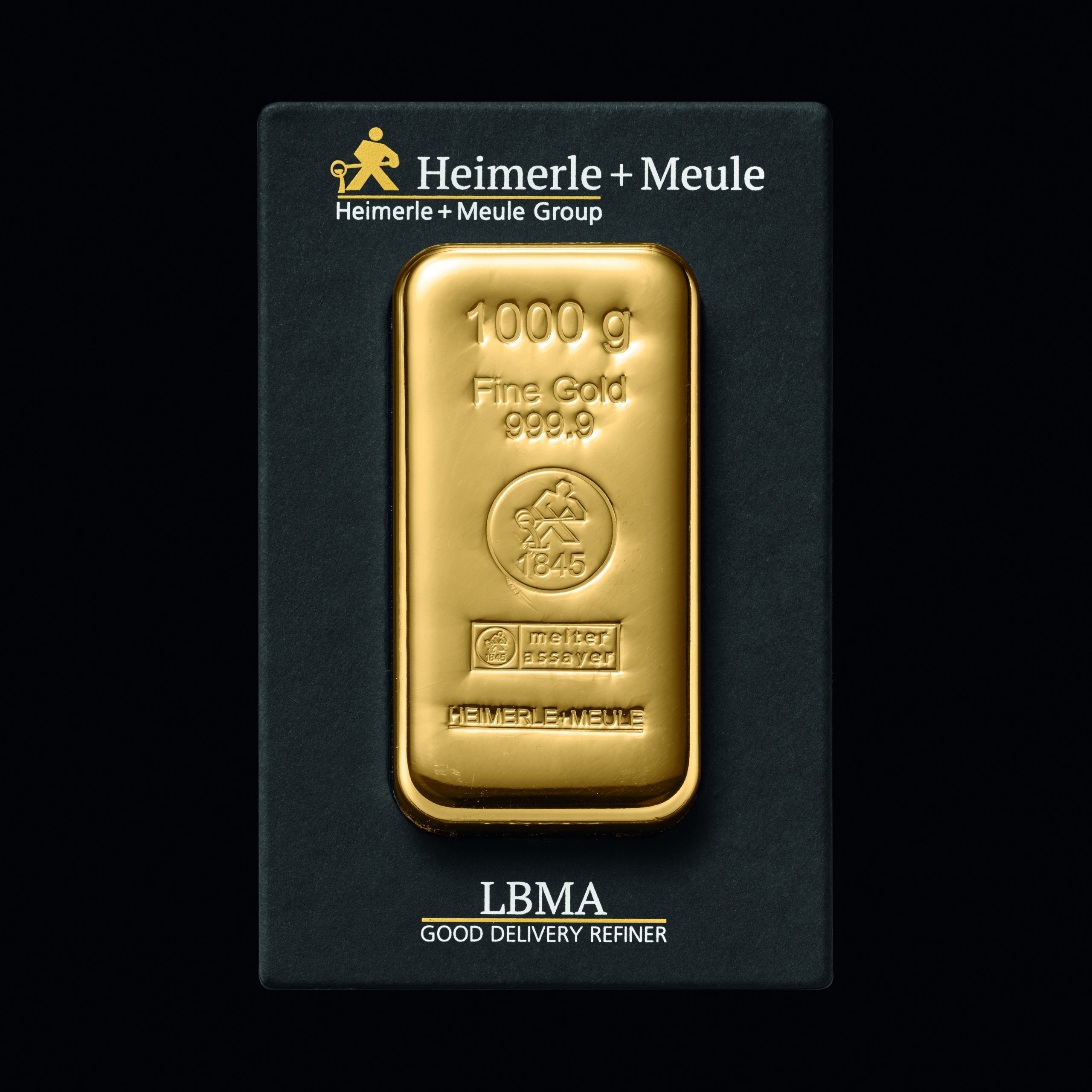 1000 gramm Feingoldbarren gegossen