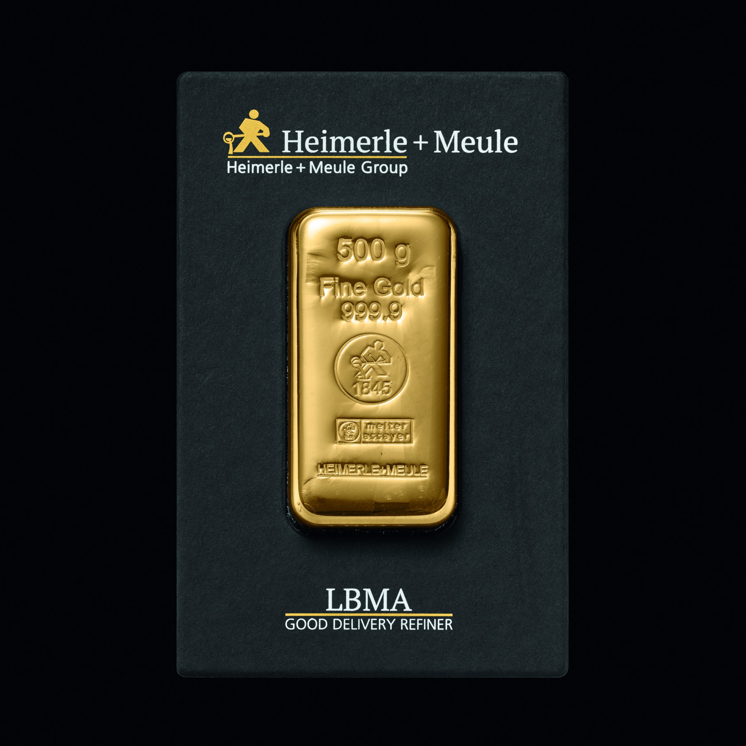 500 gramm Feingoldbarren gegossen